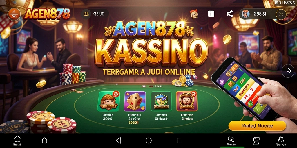 Tampilan gameplay AGEN878 dengan berbagai pilihan permainan kasino.