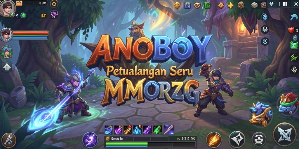 Screenshot gameplay ANOBOY dengan aksi seru dan grafik menawan.