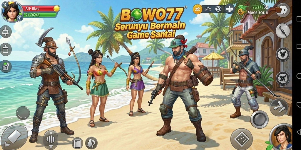 Gameplay BOWO77 yang seru dan penuh warna.