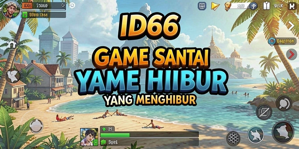 Screenshot utama ID66 menampilkan gameplay yang seru dan menghibur.