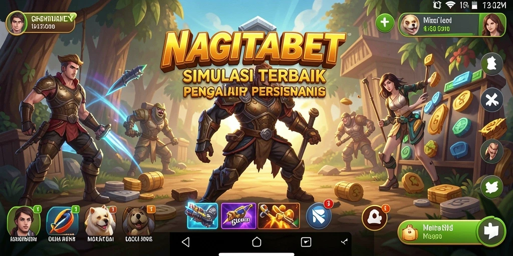 Tampilan gameplay NAGITABET yang mengasyikkan dan interaktif.
