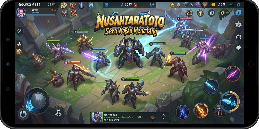Tampilan menegangkan dari pertempuran dalam NUSANTARATOTO.