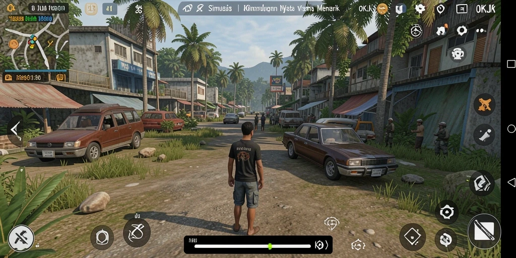 Tampilan gameplay <strong>OKJK</strong> yang menarik dan realistis.