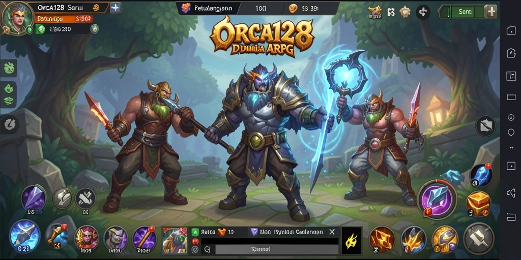 Gameplay seru ORCA128 dengan aksi ARPG yang mendebarkan.