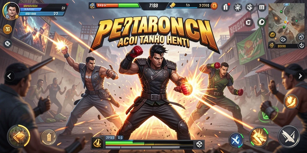 Tangkapan layar PPV88 menampilkan aksi pertempuran yang mendebarkan.