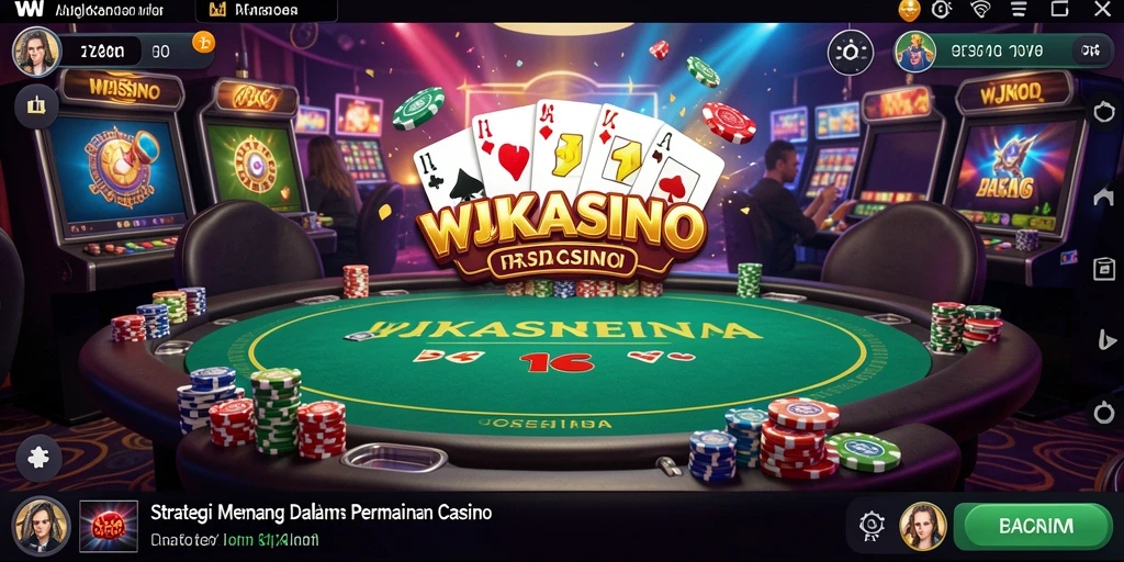 Tampilan permainan strategi yang menggugah selera dalam WJKASINO.