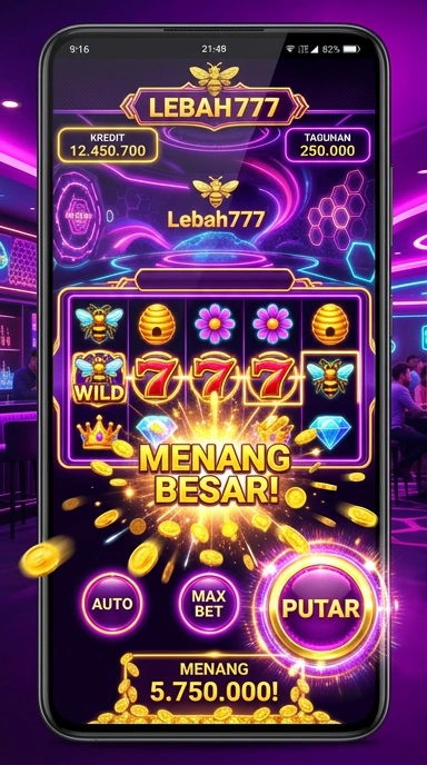 Antarmuka aplikasi lebah777 yang ramah pengguna.